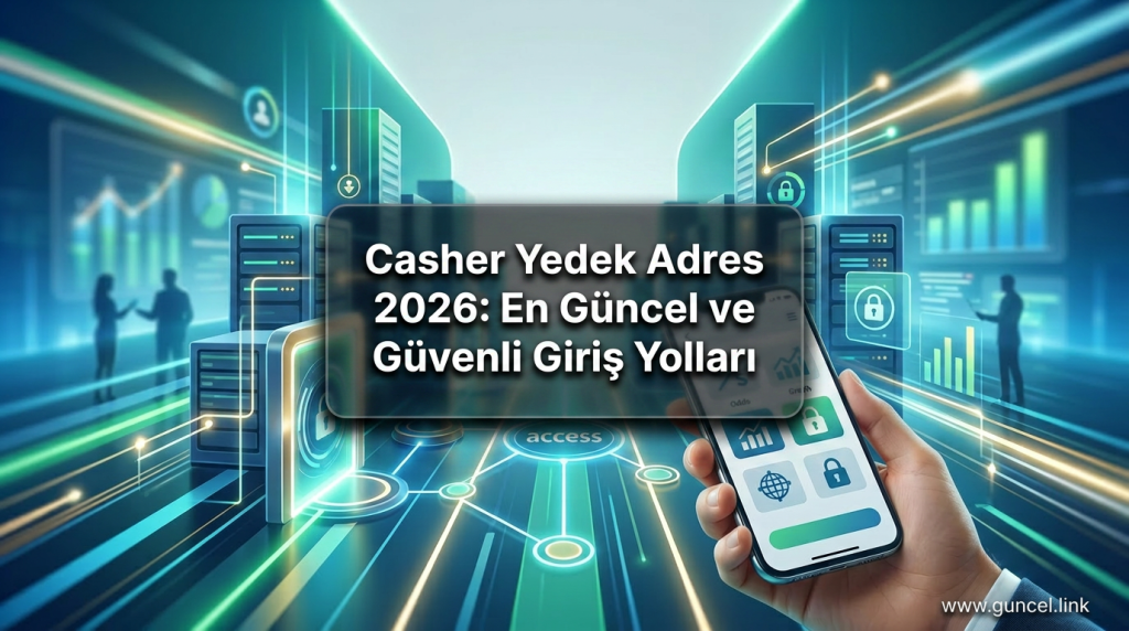 Casher Yedek Adres 2026: En Güncel ve Güvenli Giriş Yolları - Casher Yedek Adres 2026