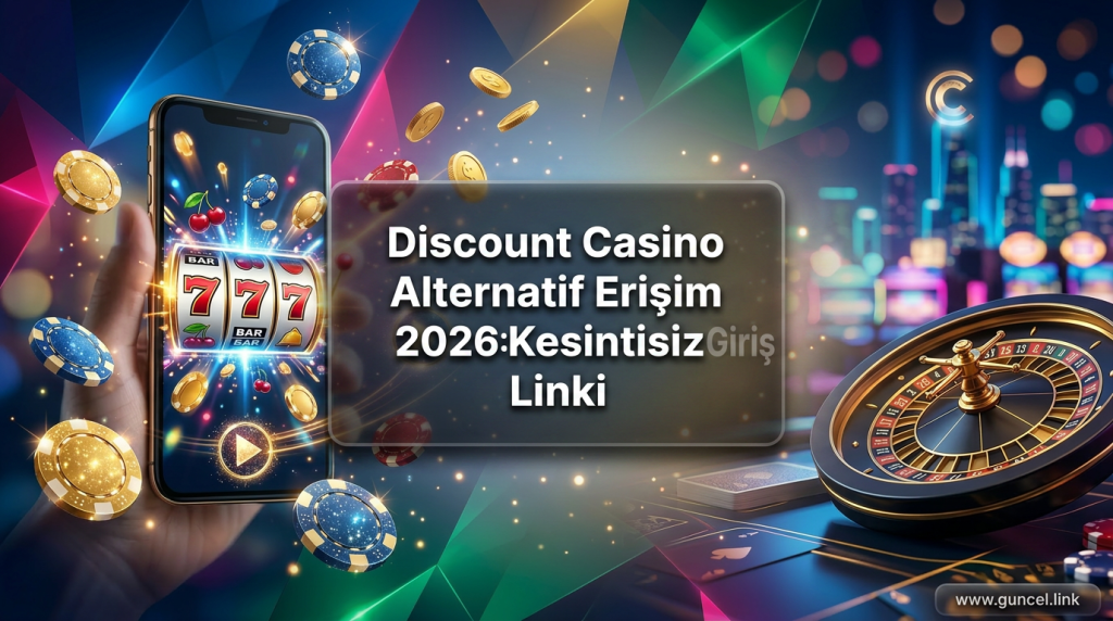 Discount Casino Alternatif Erişim 2026: Kesintisiz Giriş Linki - Discount Casino Alternatif Erişim 2026
